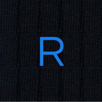 Royal initials men's blue socks - Stretch cotton - Size 40/45 - 133