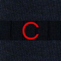 Calze a Righe Uomo Blu Navy - Blu Mel.- Cotone Stretch - Taglia 40/45 - 201