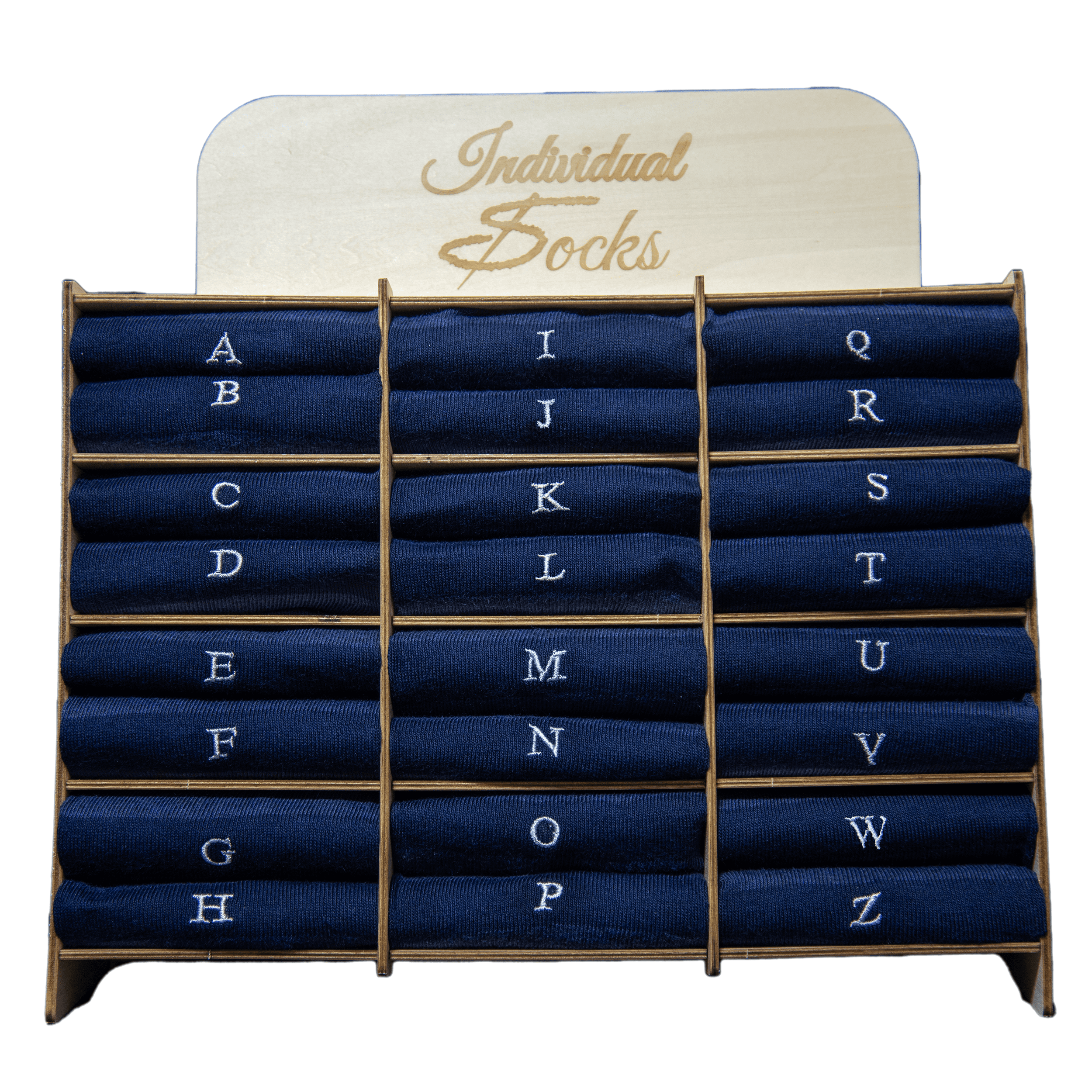 Chaussettes Rayées Homme Bleu Marine - Bleu Mel. - Coton Stretch - Taille 40/45 - 273